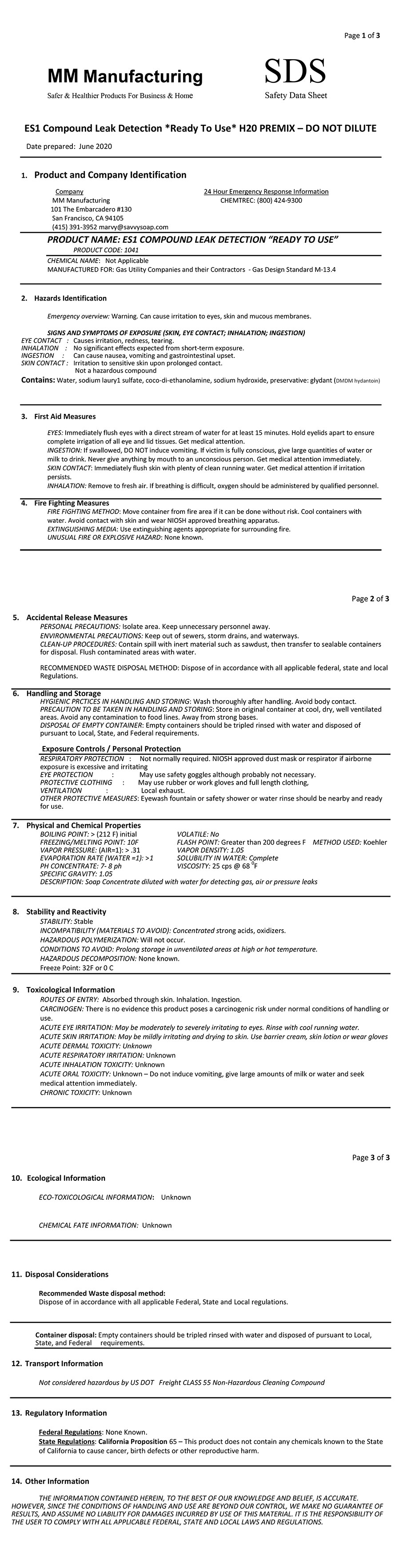 leak detection compound pg 1