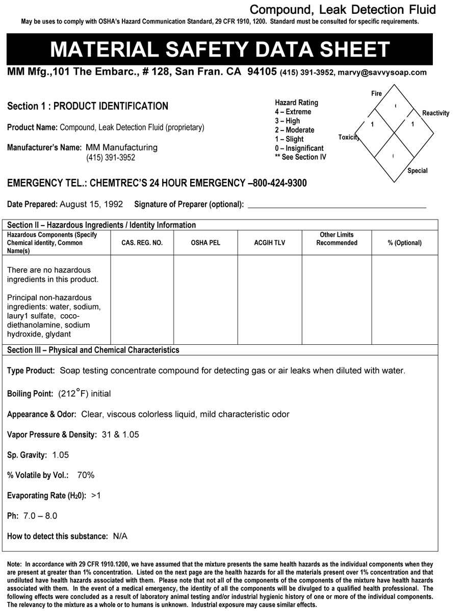 leak detection compound pg 1