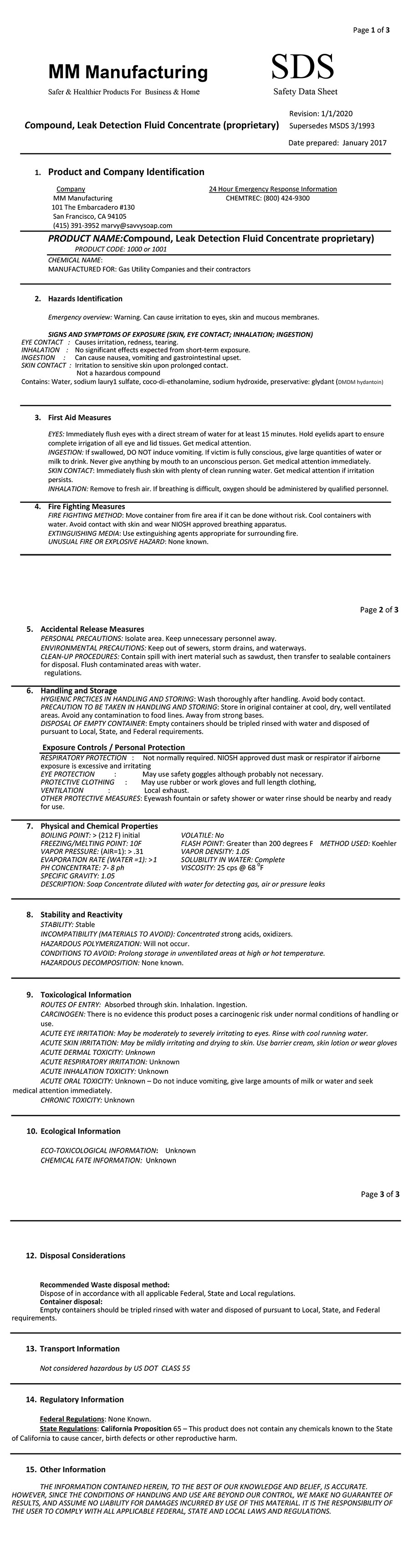 leak detection compound pg 1